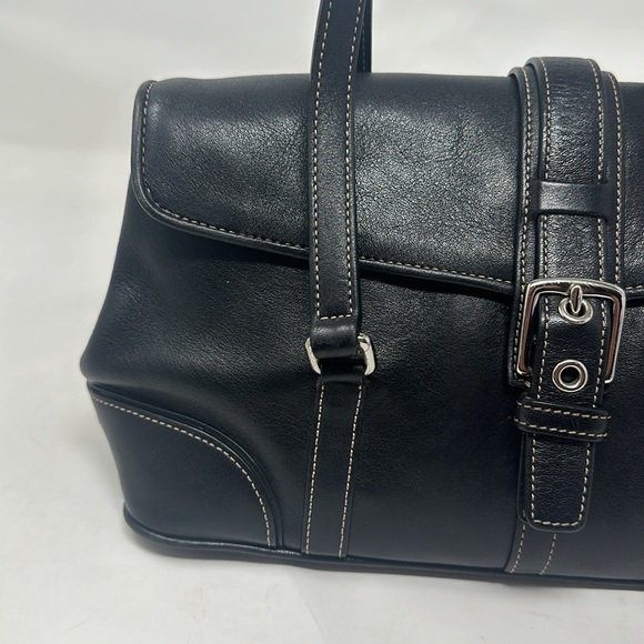 Coach Satchel Black Leather - Picture 4 of 9